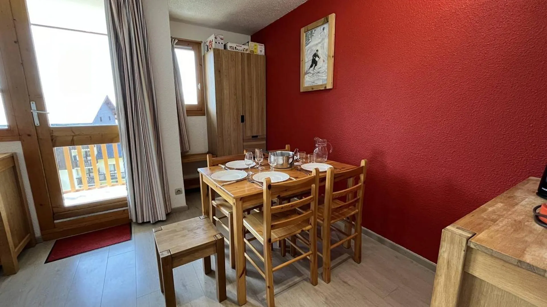 Studio Renove De 26 M² Pour 4 Pers Avec Balcon, Acces Pistes, Animaux Admis - Vallandry - Fr-1-757-116 Landry