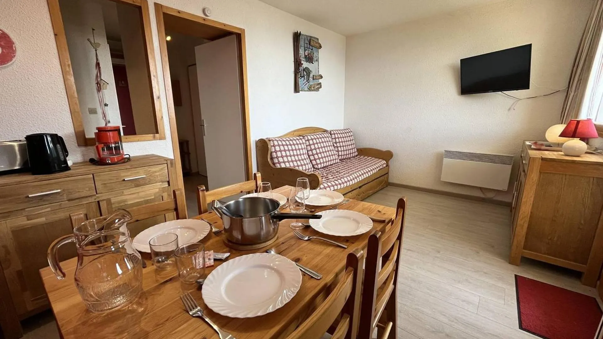Studio Renove De 26 M² Pour 4 Pers Avec Balcon, Acces Pistes, Animaux Admis - Vallandry - Fr-1-757-116